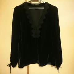 ZARA ベロア素材カットソーのサムネイル