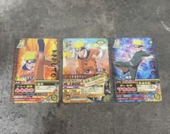 NARUTO 우즈마키 나루토 트레이딩 카드 3장 세트