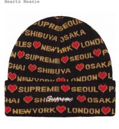 Supreme Hearts Beanie "Black"のサムネイル