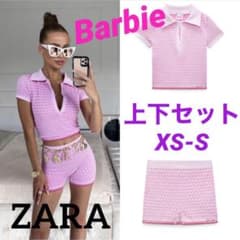 ZARA 新品 Barbie コラボ ジャカード セットアップのサムネイル