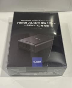 エレコム USB コンセント 充電器 　ブラック EC-ACD02BKのサムネイル