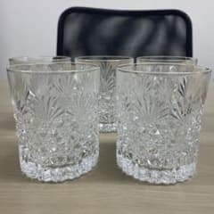 HOYA クリスタル　ロックグラス　5個のサムネイル
