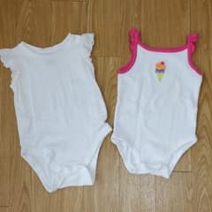 babygap ガーターズ　ロンパース 70　肌着のサムネイル