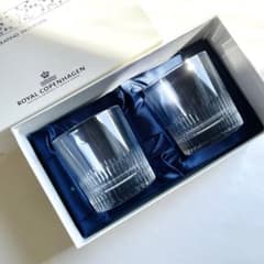 ロイヤルコペンハーゲン ロックグラス 2個セット ペア - メルカリ