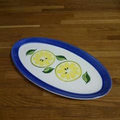 ミスタードーナツ スペイン風食器 オーバル皿のサムネイル