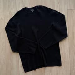 A.P.C. アーペーセー コットンウール混ニット セーター ブラック サイズMのサムネイル