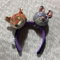 ディズニー カチューシャ ズートピア ニック ジュディのサムネイル