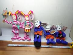 ポピーザぱフォーマーぬいぐるみ。ポピー2点けだもの3点の5点セット！のサムネイル