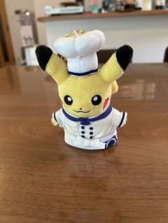 ポケモン ピカチュウ シェフ ぬいぐるみ マスコット キーホルダーのサムネイル