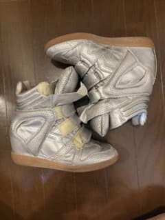Isabel Marant シルバー インヒールスニーカー ハイカット y2k - メルカリ