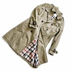 【しおさん専用┃フレッドペリー】ベージュ トレンチコート チェック裏地 しおさん専用┃フレッドペリー】ベージュ トレンチコート チェック裏地