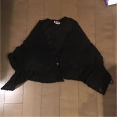 ボレロ   ショール   黒  美品のサムネイル