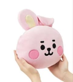 한국 Linefriends 공식 BT21 COOKY 아기 얼굴 쿠션