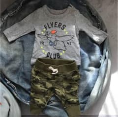 baby GAP♡DISNEY baby◡̈⃝ロンパース 50㎝〜 美品のサムネイル