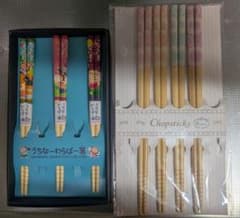 子供用箸(沖縄土産)と模様入り箸　７膳セットのサムネイル