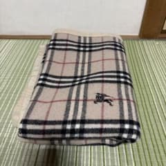 BURBERRY バーバリー 毛布 ノバチェック柄 ウール 100% 防寒