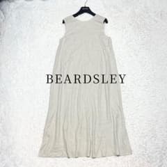 美品 BEARDSLEY ビアズリー テックリネン麻調合繊ワンピース 定価2.4 