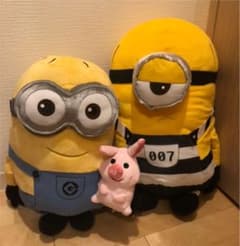 괴도 그루의 미니언 대 탈주 미니언 인형 ☆ 2 점 세트