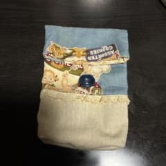 ハンドメイド ポーチ クッキー柄 レトロデザイン