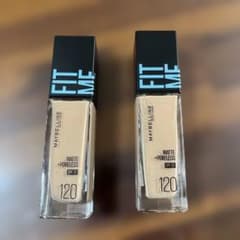 MAYBELLINE FIT ME リキッドファンデーション 120 2本セットのサムネイル