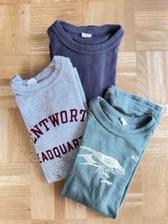 ウエアハウスTシャツ／Sサイズ3枚セットのサムネイル