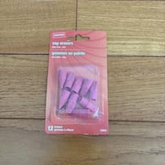 Thumbnail of Cap erasers 鉛筆につける消しゴム　STAPLES