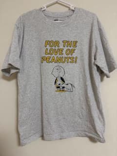 ユニクロ　UT tシャツ　ピーナッツ　チャーリー　グレー　半袖のサムネイル