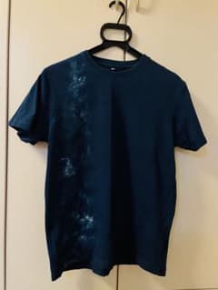 天然灰汁発酵建て藍染めTシャツのサムネイル