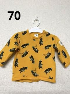 【専用: しお＊様】長袖 トップス トレーナー 70サイズ 総柄のサムネイル