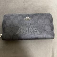 [未使用]COACH STARWARS 長財布 COACH STAR WARS 長財布 ブラック - メルカリ