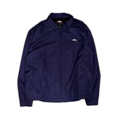 STUSSY × CDG Pin Striped Bing Jacket STUSSY x CDG Pin Striped Bing Jacket - メルカリ