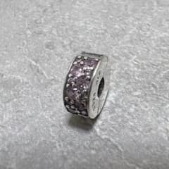 【Pandora】ピンクストーン パヴェチャームのサムネイル