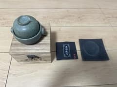 中国茶器 快客杯セット 一人用 急須×湯呑み 携帯用 旅行茶器 漢陶張生のサムネイル