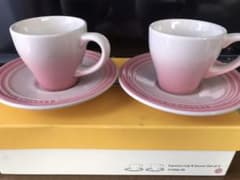 ル・クルーゼ　エスプレッソカップ&ソーサーセットのサムネイル