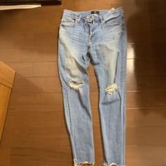 ダメージデニム スキニー ジーンズのサムネイル