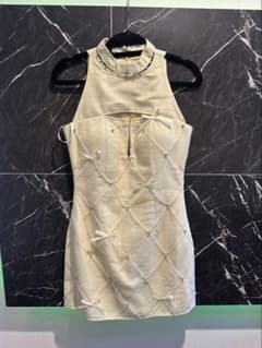 ROBE de FLEURS ドレス 薄イエロー Sサイズのサムネイル