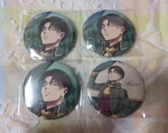 Attack Titan Levi Pin Badge Set (4 pieces)