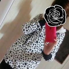 ダルメシアン柄♡ロング丈パーカーMのサムネイル