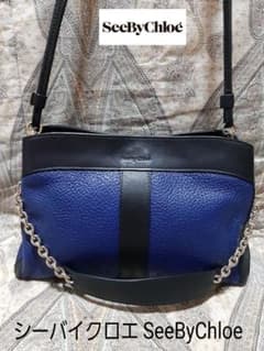 シーバイクロエ SeeByChloe シボ本革/2way/ショルダーハンドバッグ 