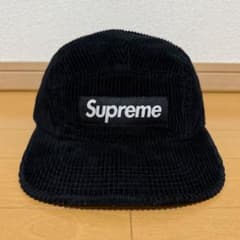 ほぼ新品 Supreme Corduroy Camp Cap ブラック 24aw - メルカリ