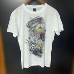 APIZODE クラウン　ライオン タイガー Tシャツ ホワイトのサムネイル