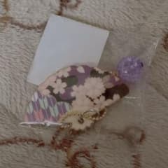 鬼滅の刃　扇子キーホルダー　胡蝶しのぶのサムネイル