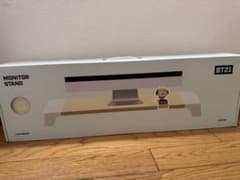 14日までお値下げ】BT21 モニター台 CHIMMY 木目調 - メルカリ