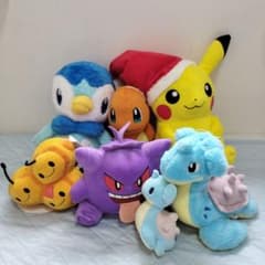 ポケモン ぬいぐるみ 7種セット ピカチュウ ゲンガー ラプラス まとめ