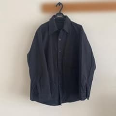 UNIQLO U パテッドシャツジャケット BLACK Mのサムネイル