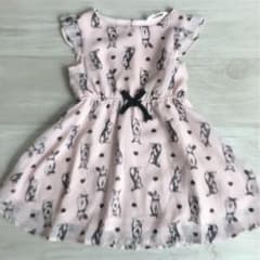 H&M♡うさぎ メルヘン ワンピース 95 100のサムネイル