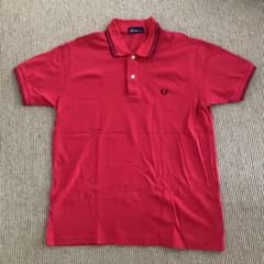 FRED PERRY ポロシャツ レッド Lサイズのサムネイル