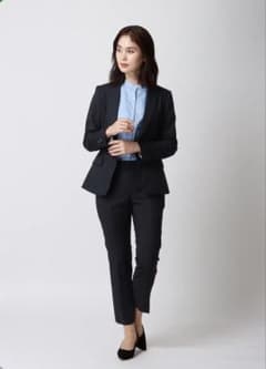 SUIT COMPANY レディース　スーツ上下セット　パンツ　7号　36サイズのサムネイル