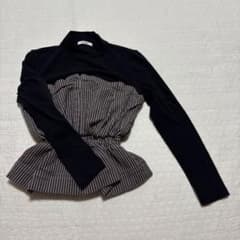 snidel/ドッキングカットソー/長袖/ストライプのサムネイル