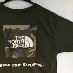 即購入OK　人気　迷彩 カーキ　THE NORTH FACE　Tシャツ　ロゴのサムネイル